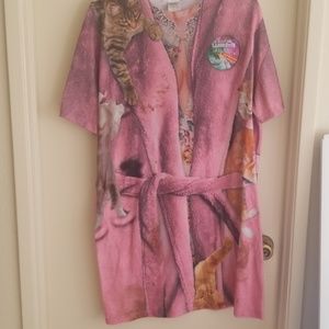 Faux robe for cat lady.
